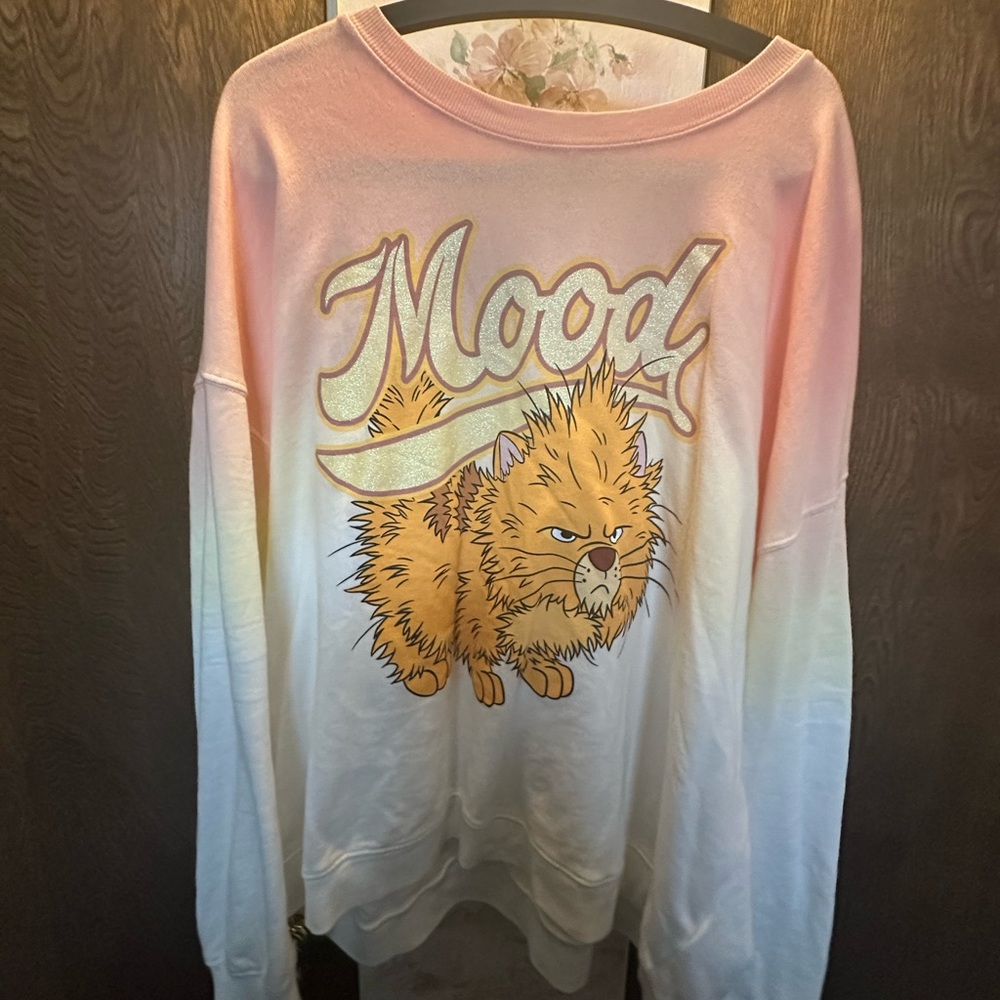 Disney Mood Cat Crew Neck